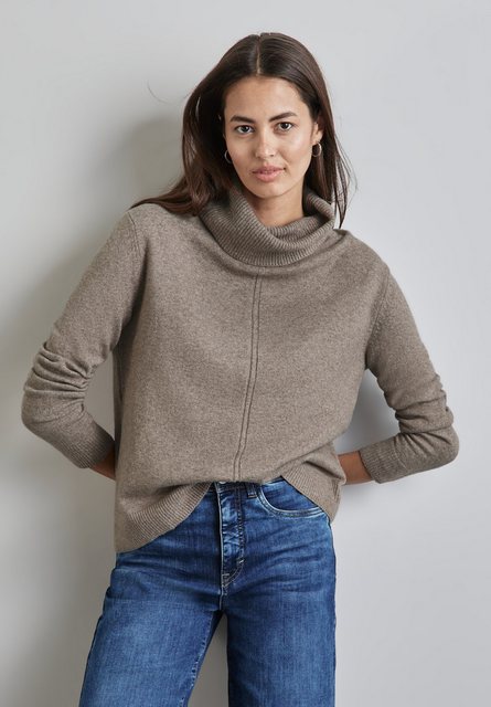 STREET ONE Rollkragenpullover, im soften Baumwoll-Mix günstig online kaufen