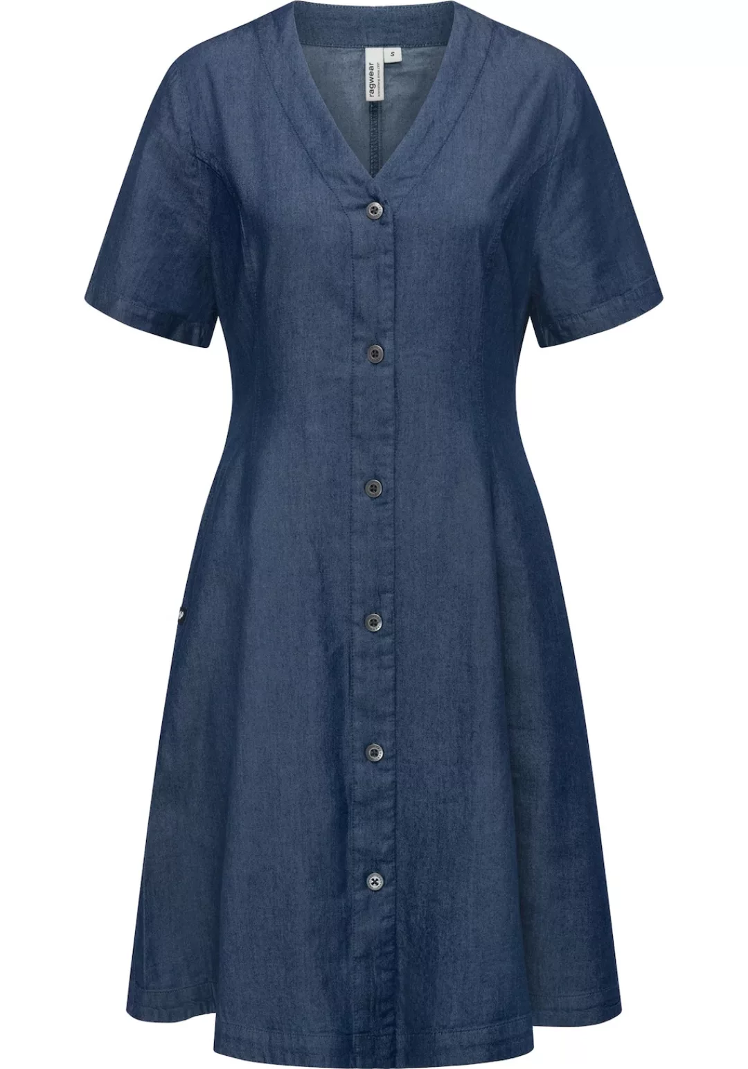 Ragwear Sommerkleid "Kveeda Denim", Sommerliches Minikleid mit Schleife am günstig online kaufen