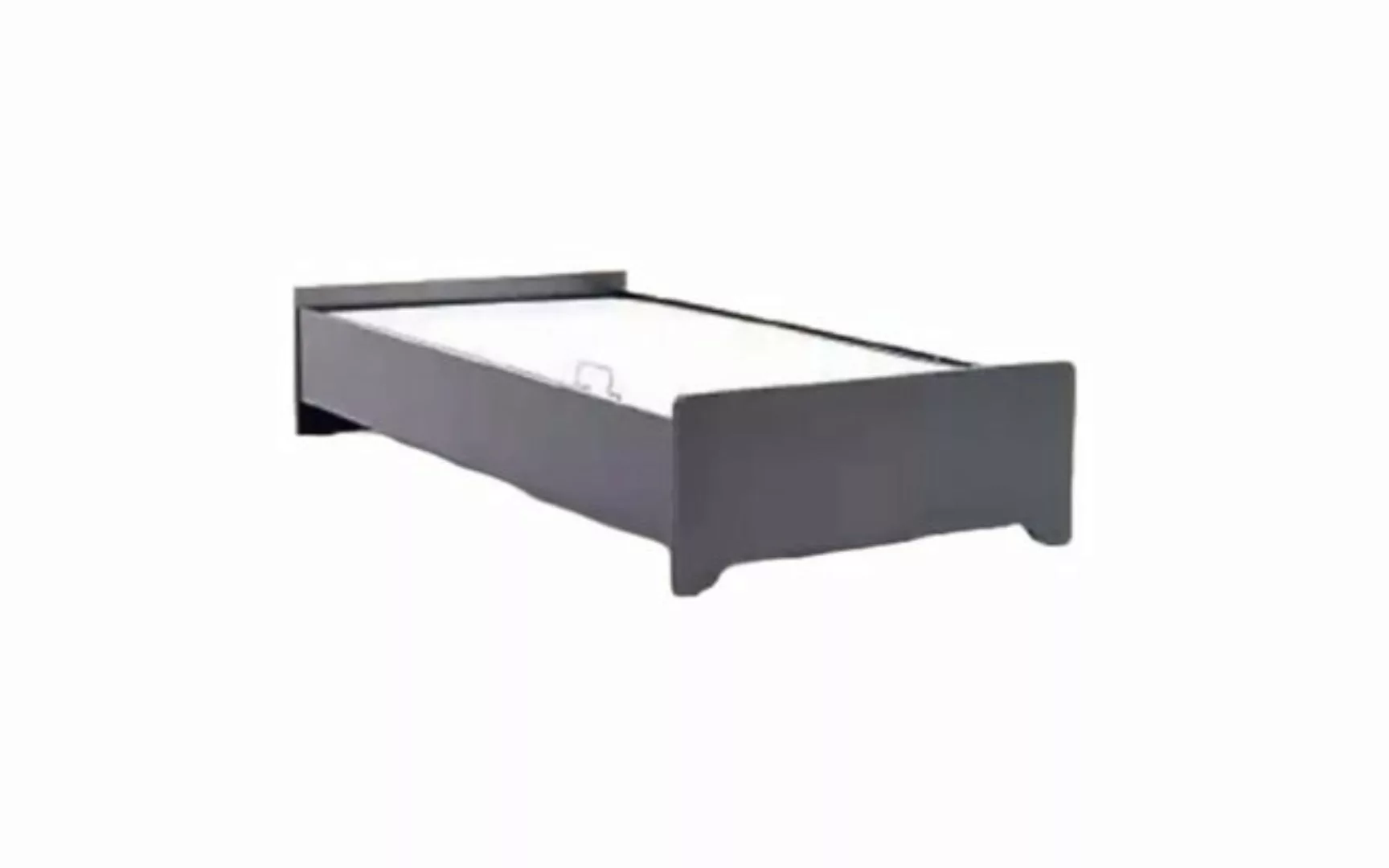 Xlmoebel Kinderbett Neues schwarzes Jugendbett aus Holz, 100x200cm, Designe günstig online kaufen