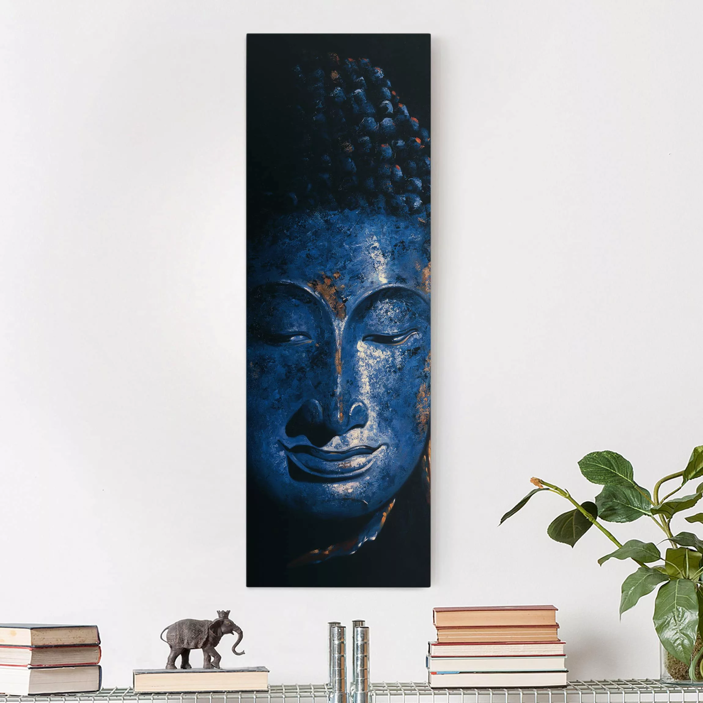 Leinwandbild Buddha - Hochformat Delhi Buddha günstig online kaufen