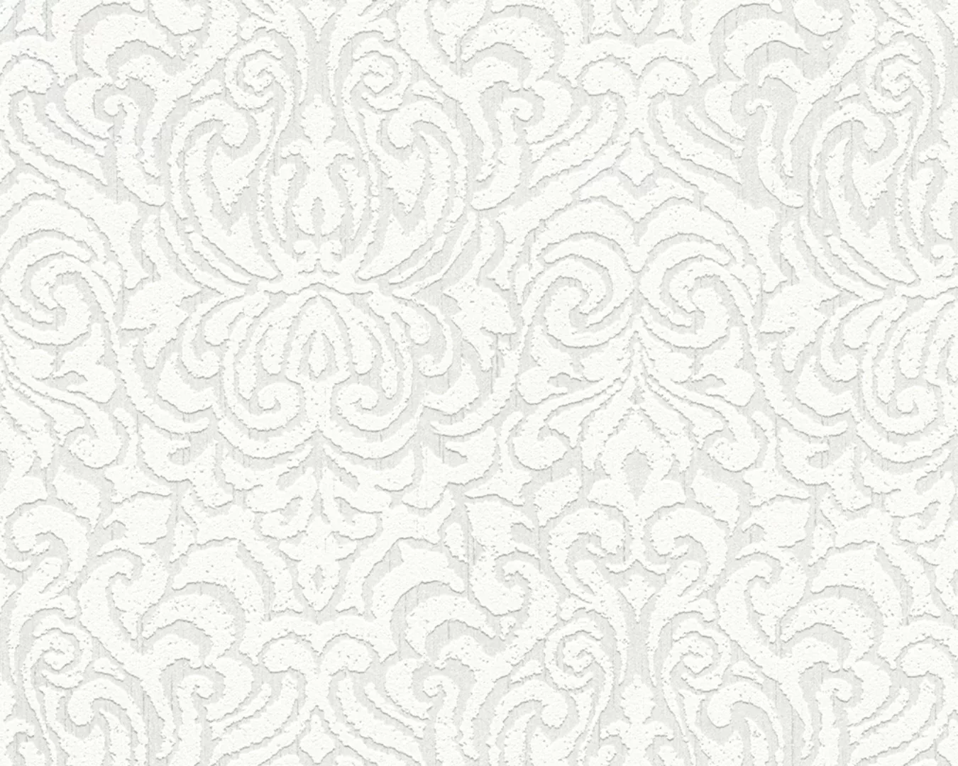 Bricoflor Ornament Tapete Elegant Textil Vliestapete mit Barock Muster in W günstig online kaufen