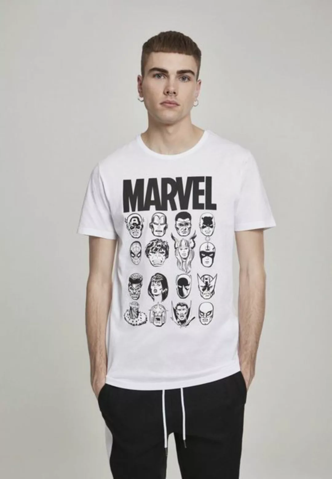 Merchcode T-Shirt "Merchcode Herren Marvel Crew Tee" günstig online kaufen