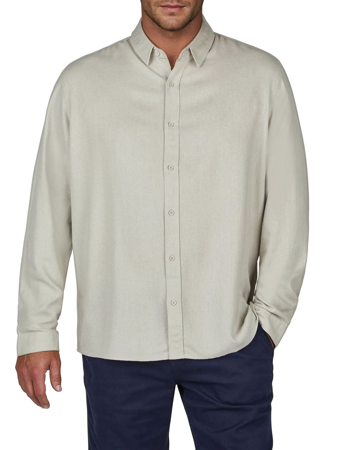 riverso Leinenhemd Herren Langarm Regular Fit RIVFabrizio günstig online kaufen