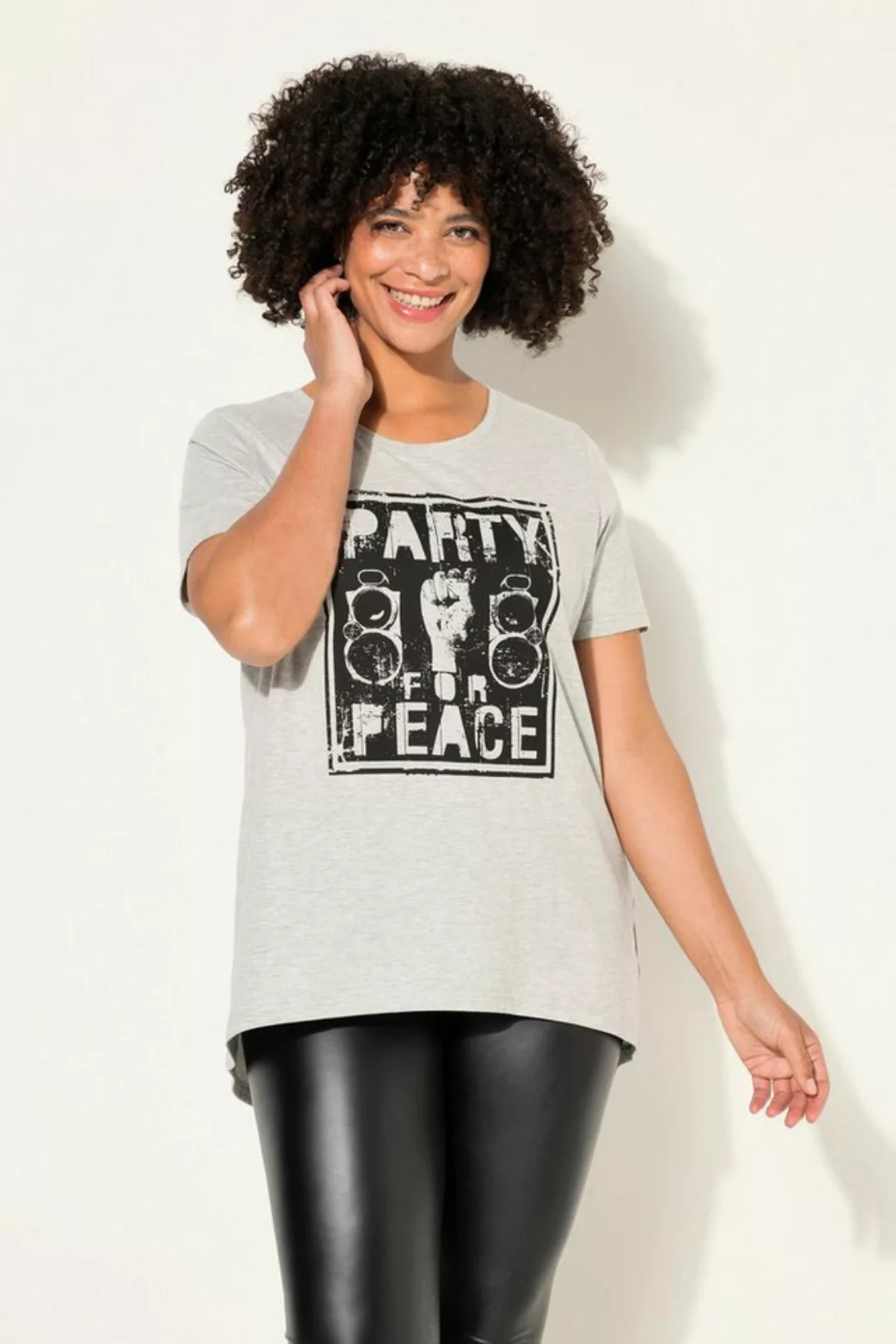 Angel of Style Rundhalsshirt T-Shirt A-Linie Party-Print günstig online kaufen