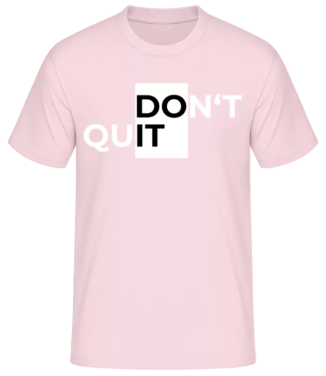 Sport Don't Quit Do It · Männer Basic T-Shirt günstig online kaufen
