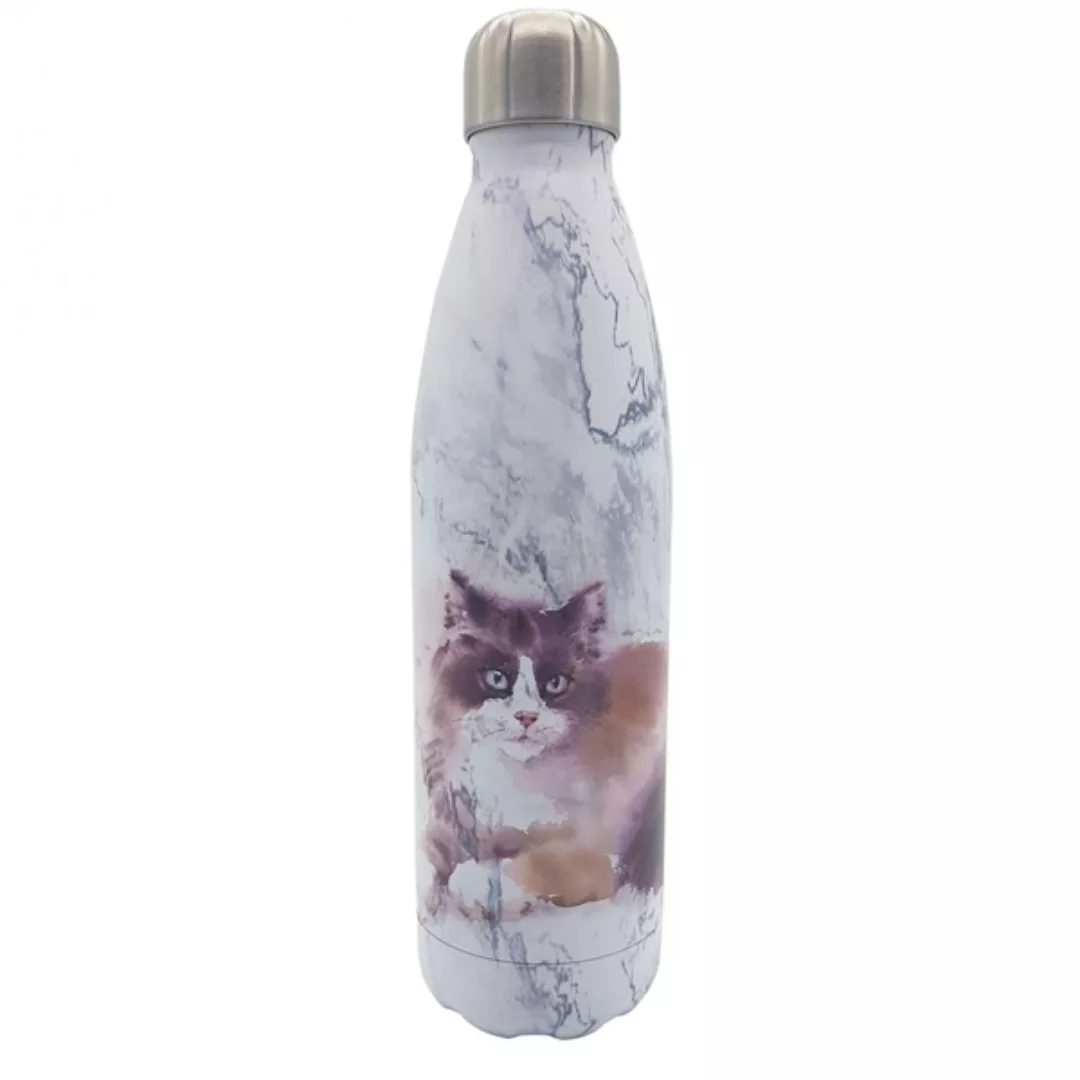 Edelstahl Trinkflasche Katze günstig online kaufen