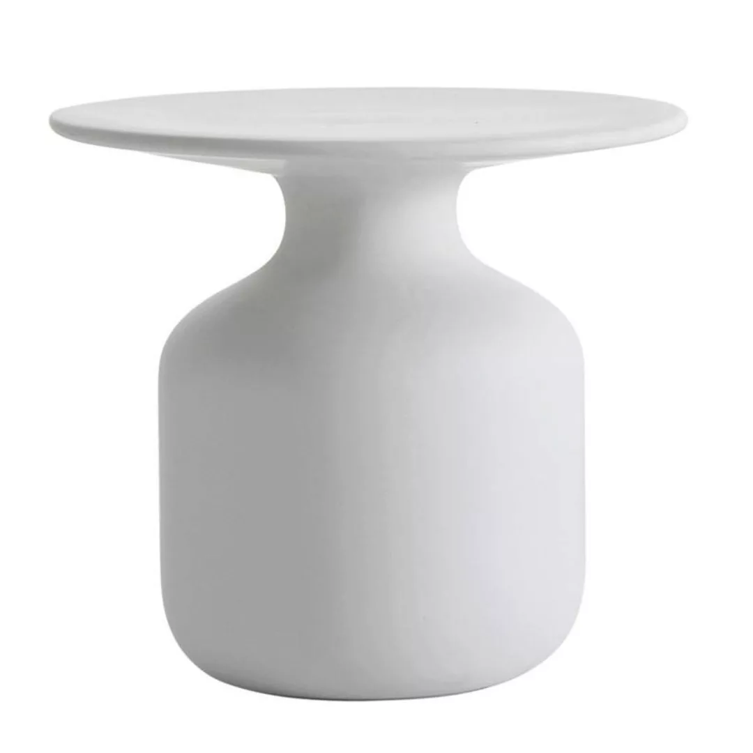 Cappellini - Mini Bottle Beistelltisch - weiß/Keramik matt/H x Ø 42x45cm günstig online kaufen