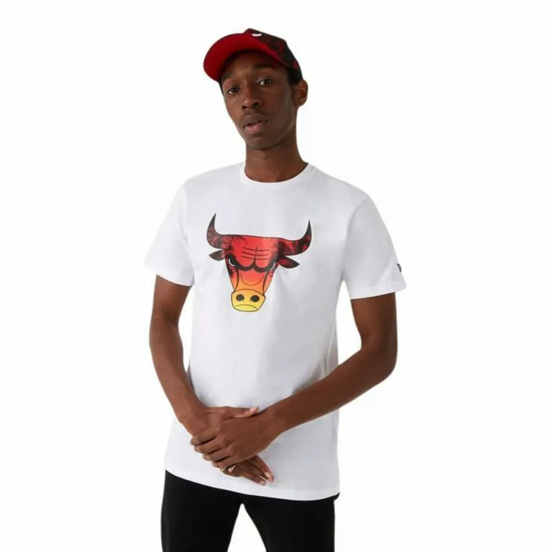 New Era Summer City Infill Chicago Bulls Kurzärmeliges T-shirt L White günstig online kaufen