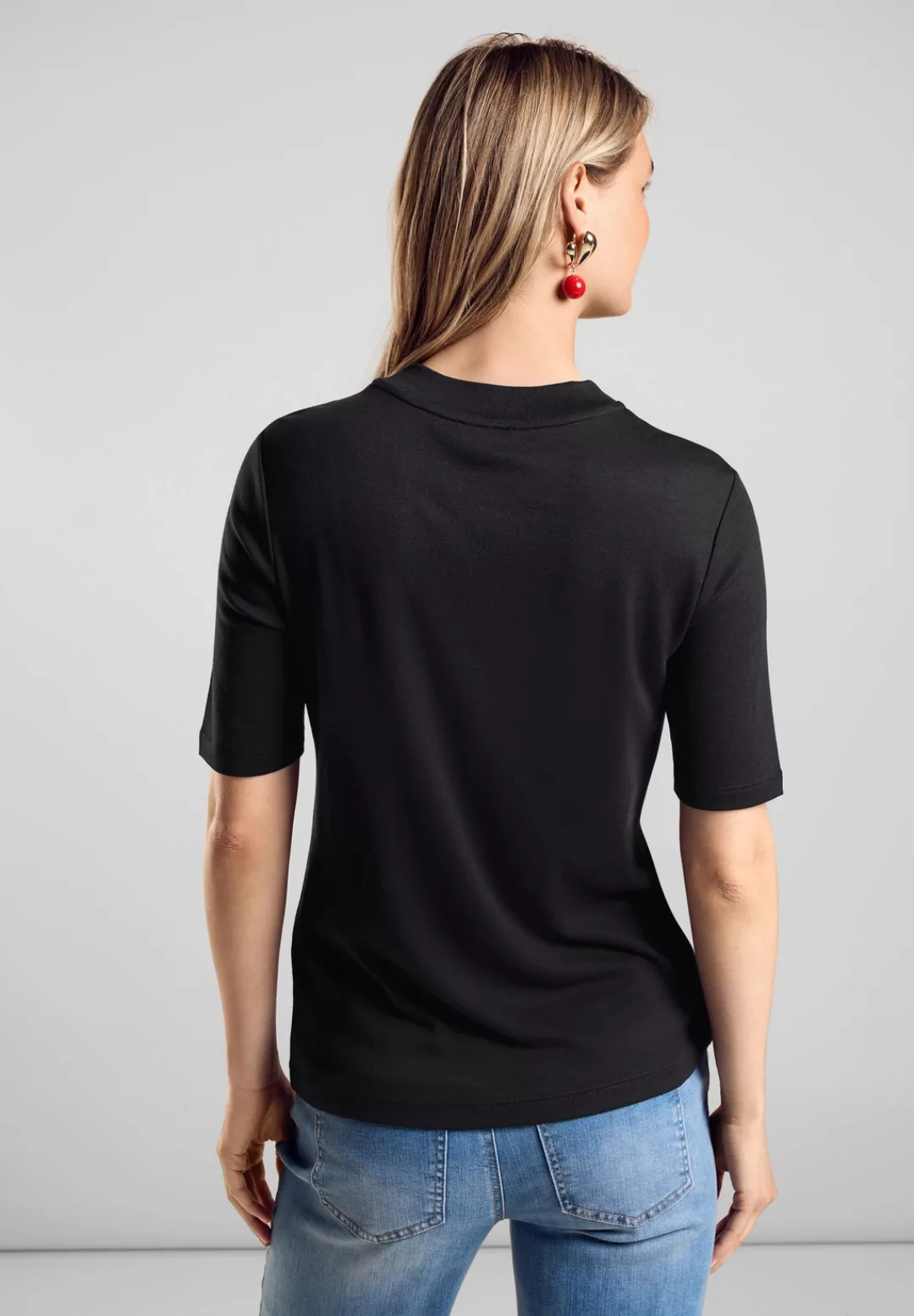 STREET ONE T-Shirt mit Turtle Neck günstig online kaufen