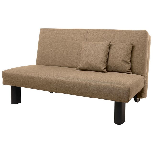 58 aufm Kessel Sofa Kalomira Bezug Flachgewebe Metall schwarz / sand 21498, günstig online kaufen