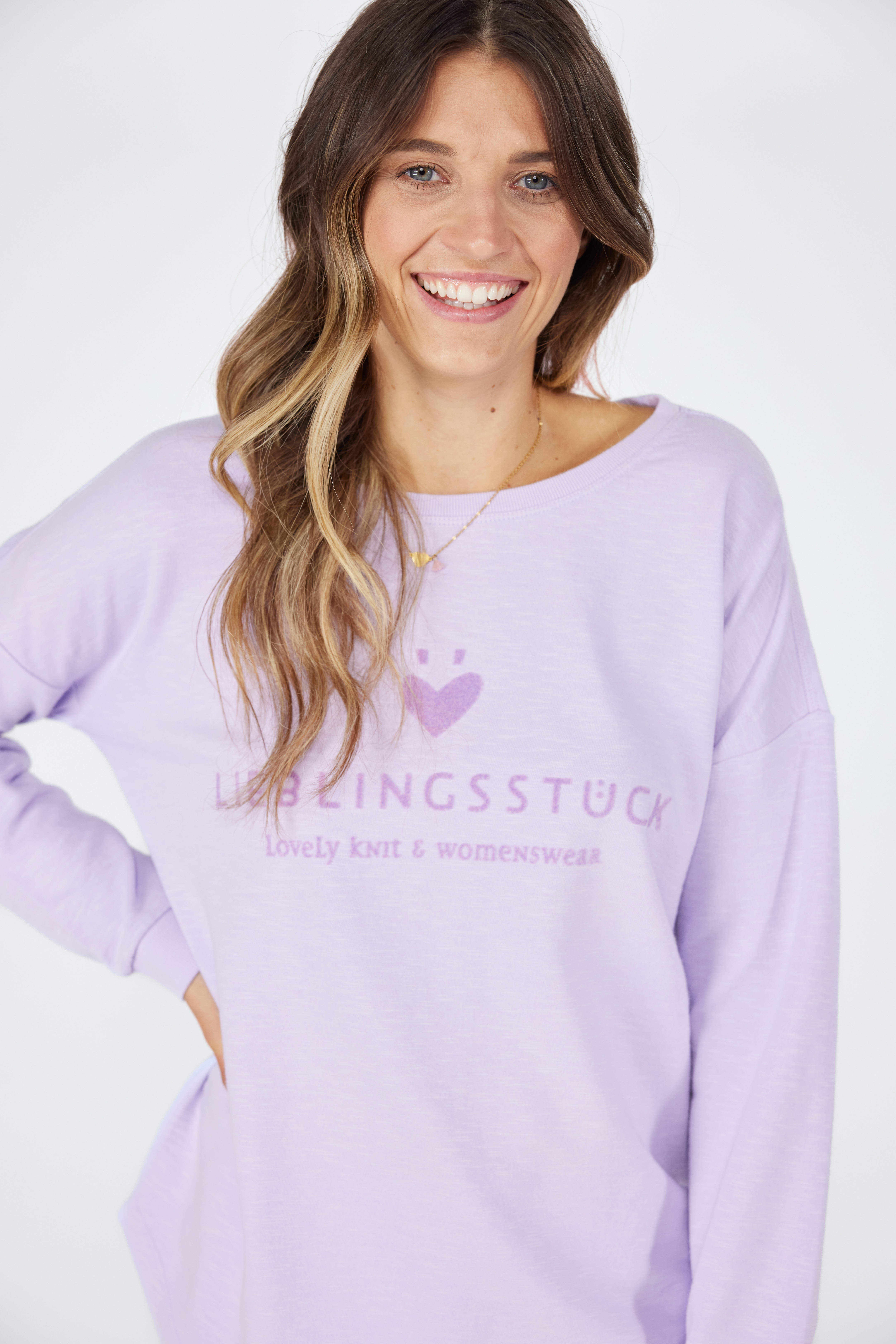 Lieblingsstück Sweatshirt CaronEP mit großem Lieblingsstück Logo-Schriftzug günstig online kaufen