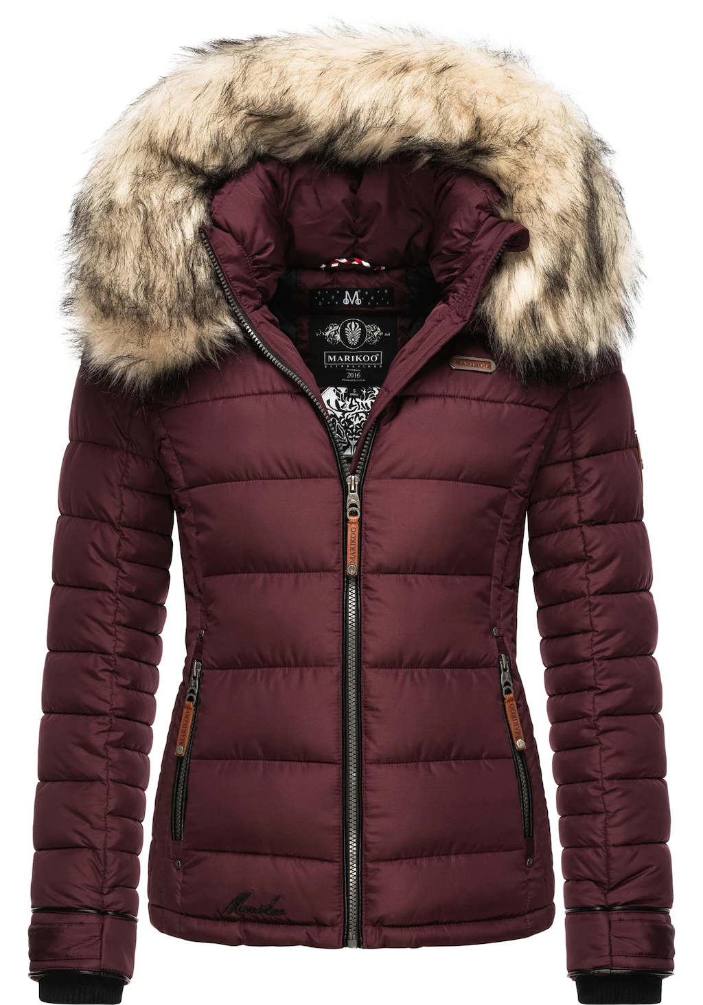 Marikoo Winterjacke "Lerikaa", mit Kapuze, Winter Steppjacke mit abnehmbare günstig online kaufen