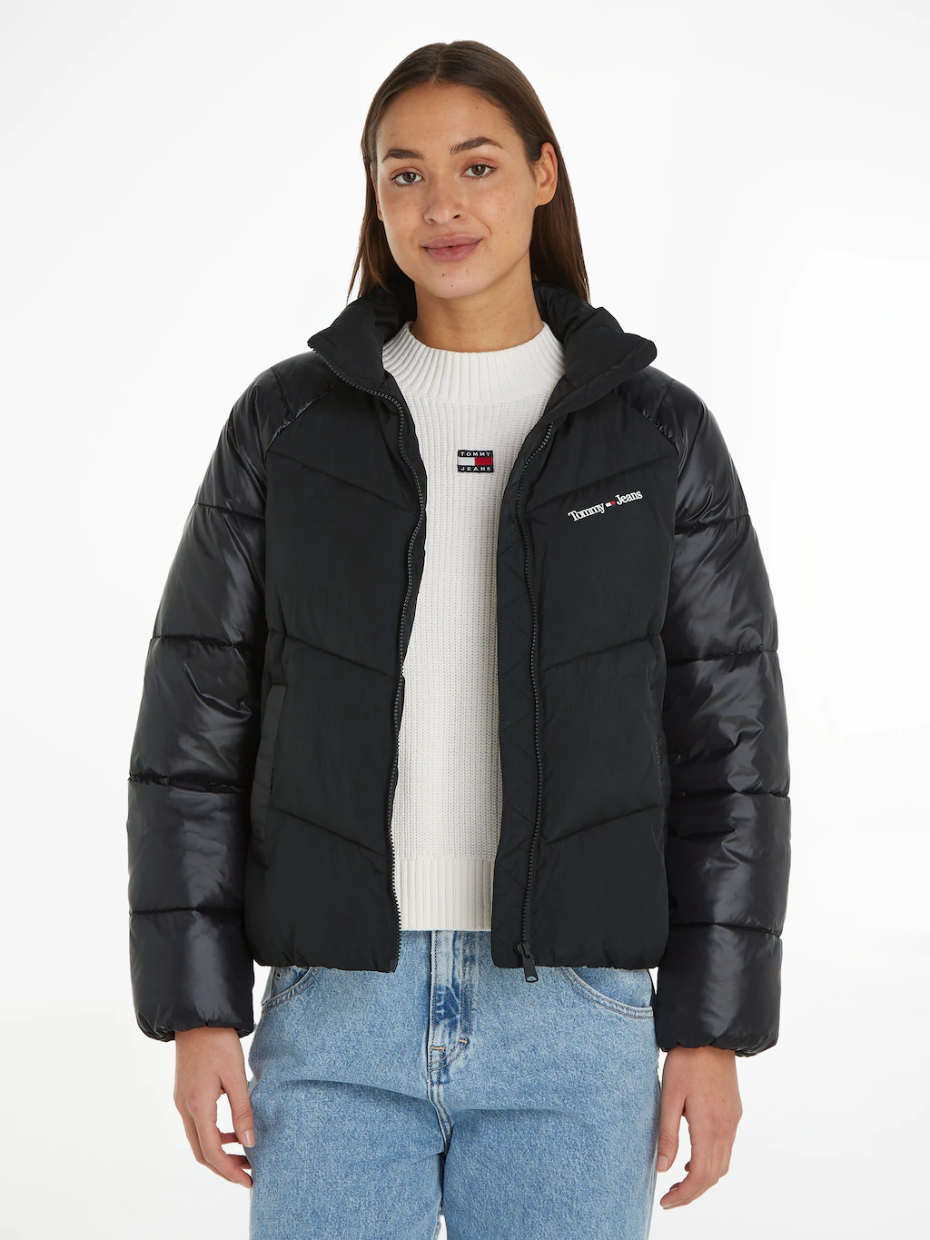 Tommy Jeans Steppjacke "TJW TONAL BLOCKING PUFFER", mit Tommy Jeans Markenl günstig online kaufen