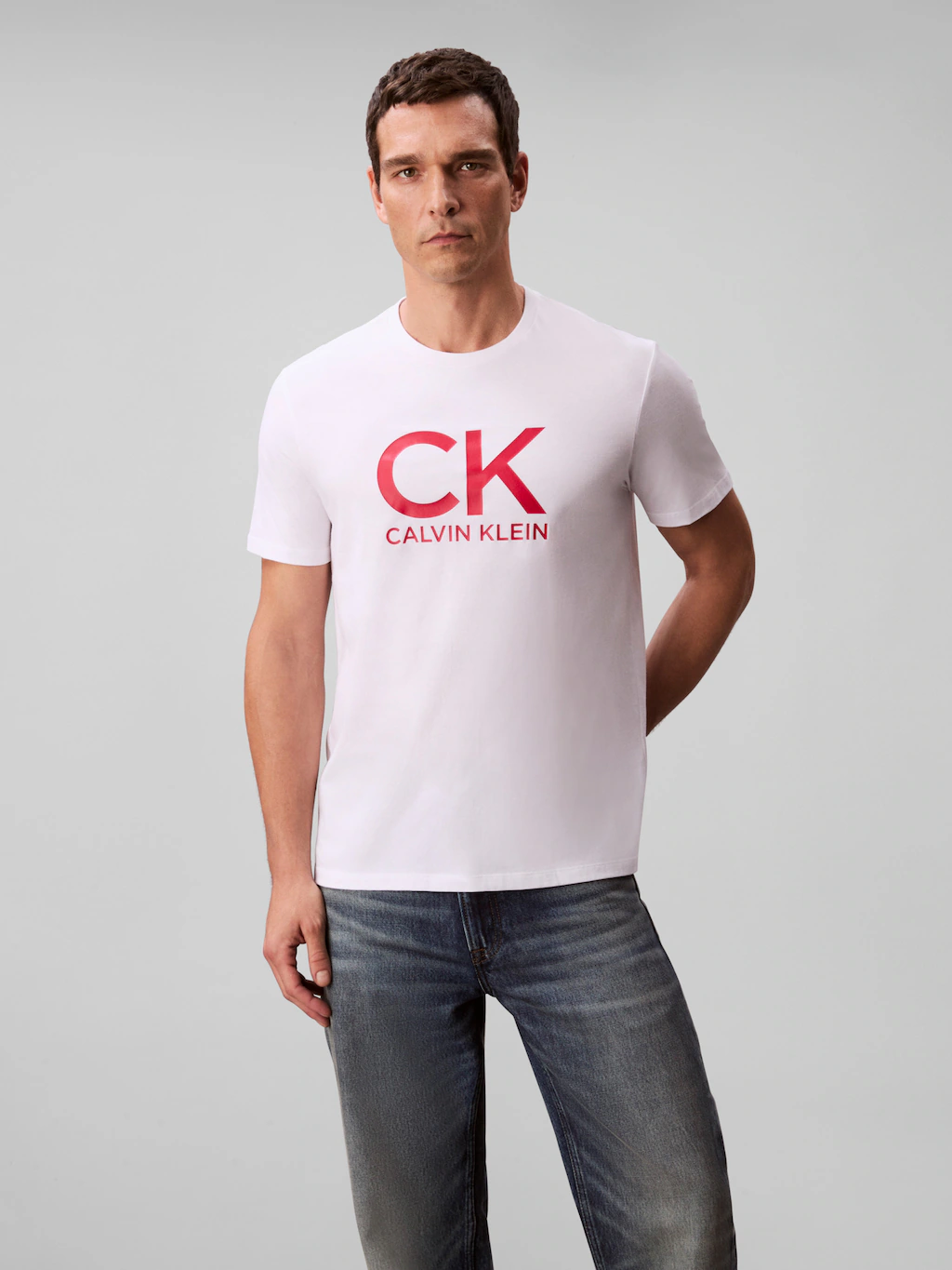Calvin Klein Jeans T-Shirt "SS 30S EU CK CALVIN GRAPHIC TEE", Mit Rundhalsa günstig online kaufen