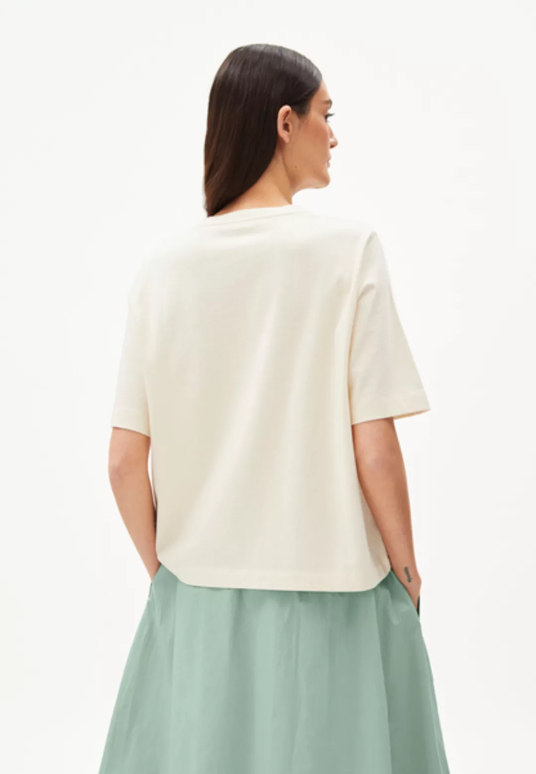 Layaa Multistripe - Damen T-shirt Aus Bio-baumwolle günstig online kaufen