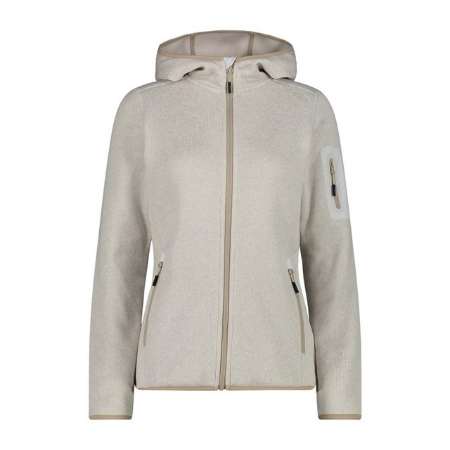 CMP Strickfleecejacke "KNITTED MELANGE HOODY WOMAN HOODY", (1 St.), mit Kap günstig online kaufen