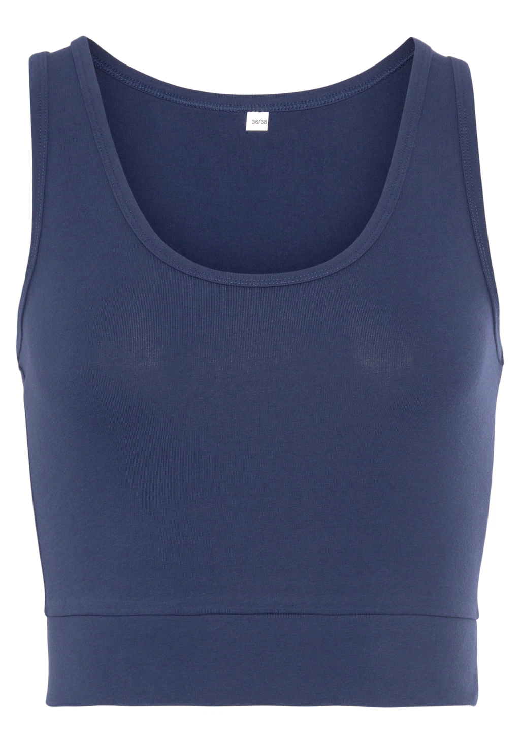 LASCANA ACTIVE Sporttop "-Basic-Crop-Top", mit breiten Trägern günstig online kaufen