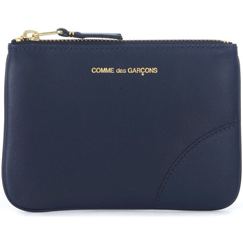 Comme Des Garcons  Geldbeutel Comme des Garçons Beutel Wallet in Leder Blau günstig online kaufen