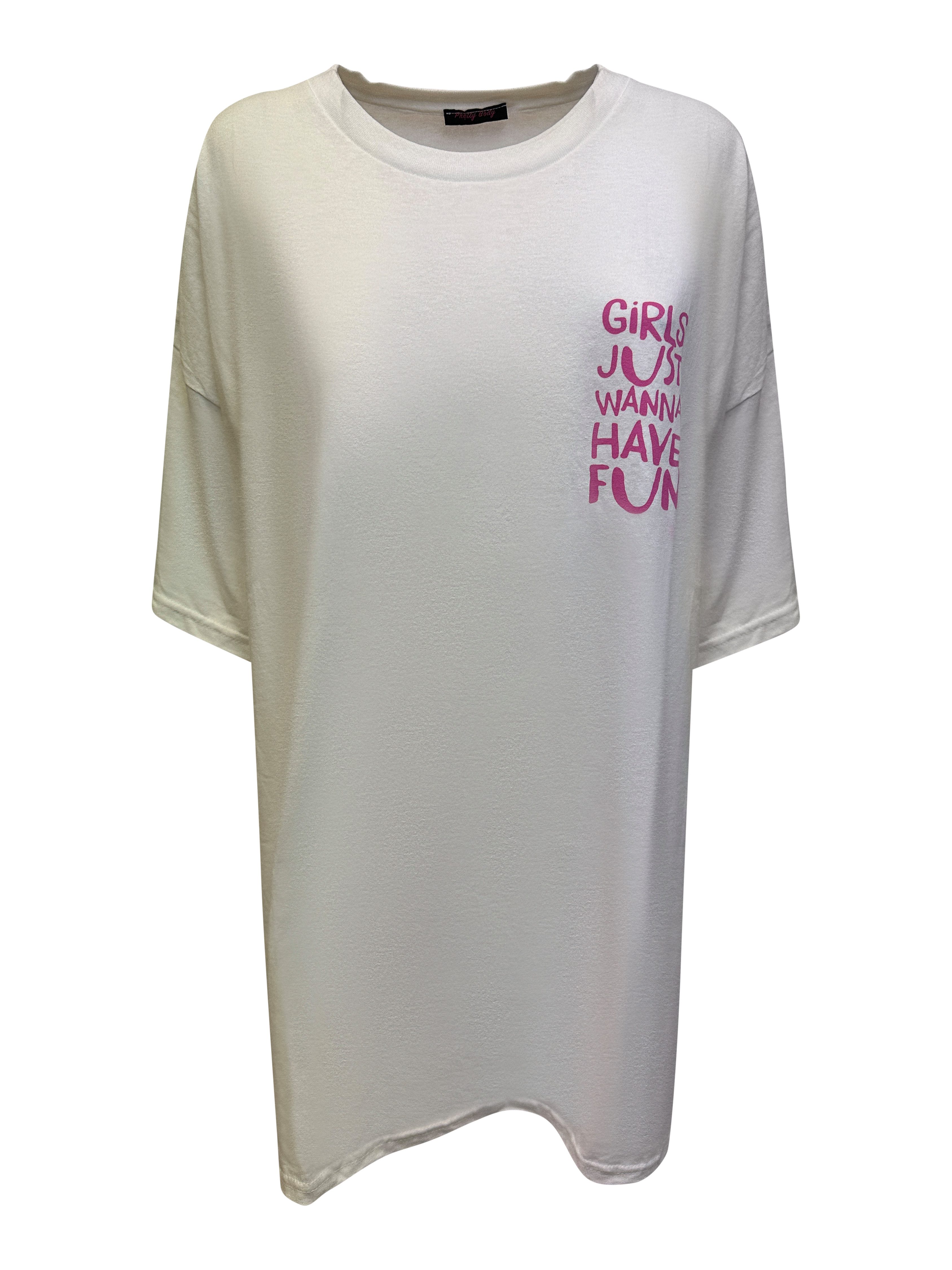Worldclassca T-Shirt Worldclassca Oversized Girls Print günstig online kaufen