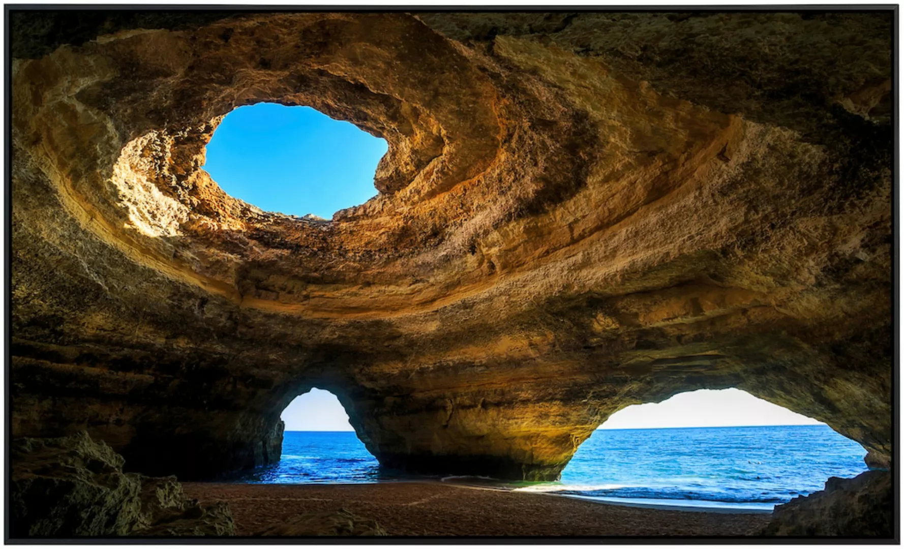 Papermoon Infrarotheizung »Höhle in der Benagil Algarve«, sehr angenehme St günstig online kaufen