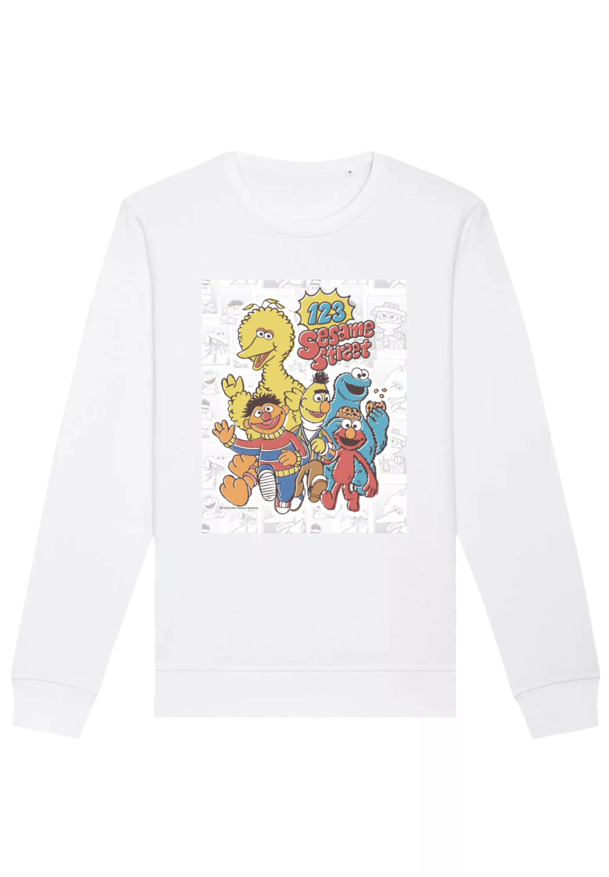 F4NT4STIC Sweatshirt "Sesamstraße 123", Premium Qualität günstig online kaufen