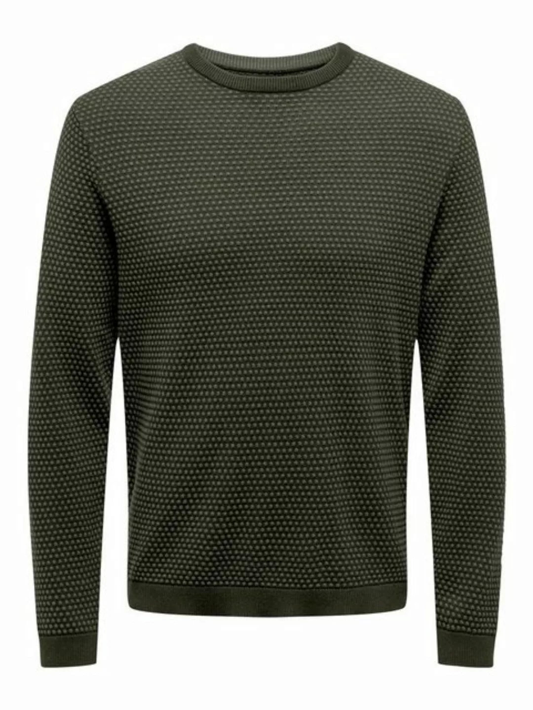 ONLY & SONS Strickpullover Lässiger Pullover Feinstrick Design Sweater ONST günstig online kaufen