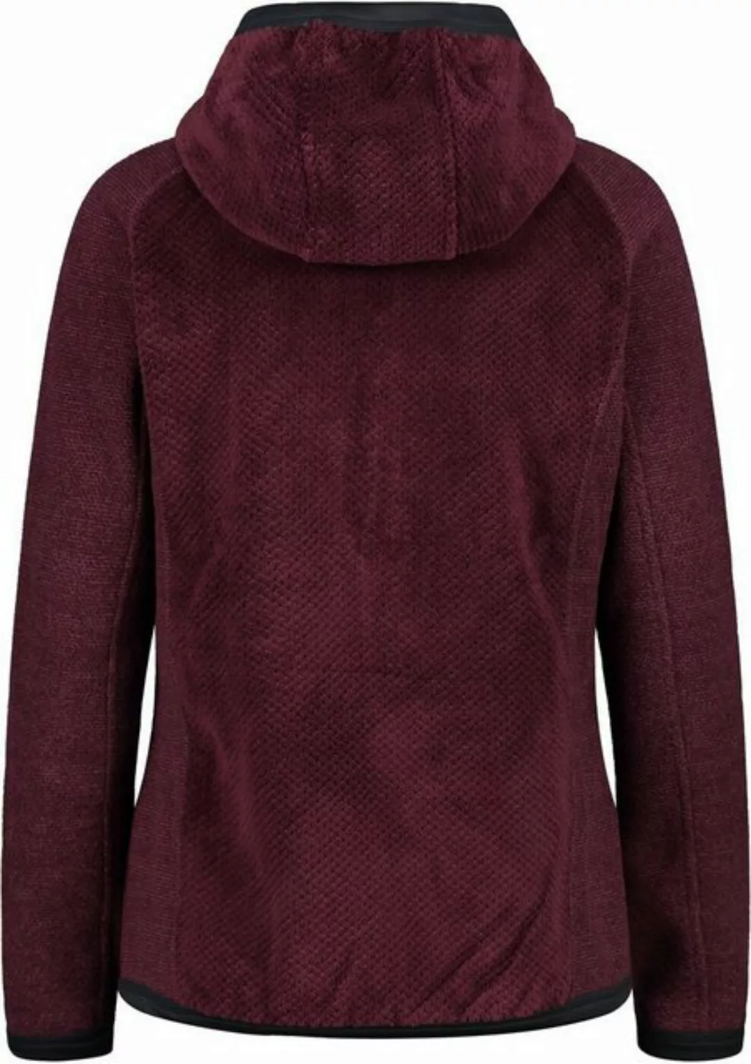 CMP Fleecejacke WOMAN JACKET FIX HOOD BURGUNDY günstig online kaufen