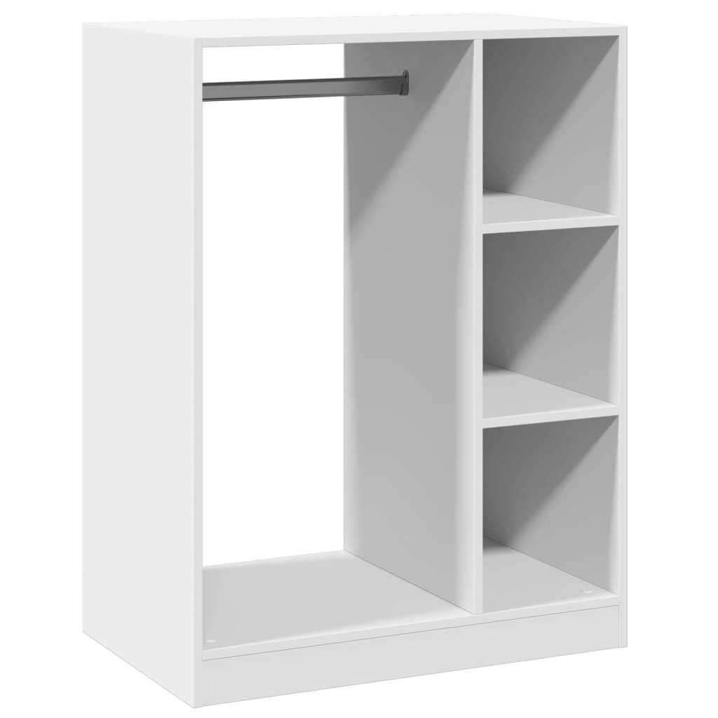 vidaXL Kleiderständer Kleiderschrank Weiß 77x48x102 cm günstig online kaufen