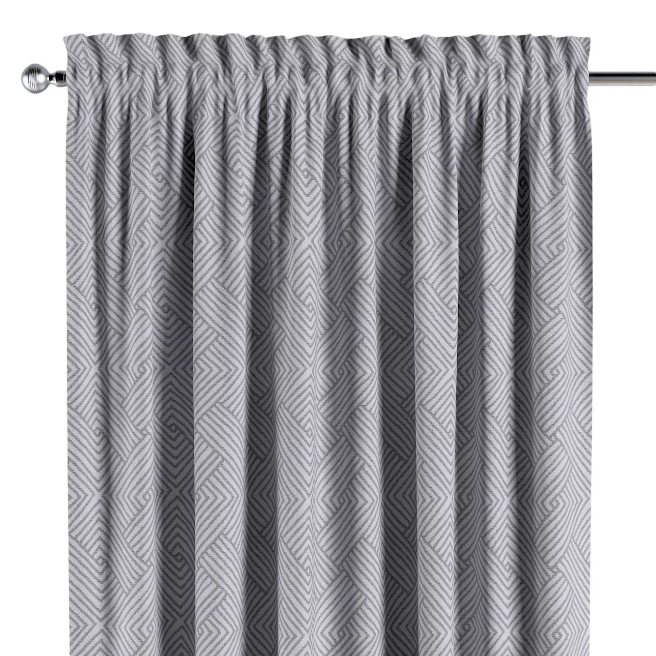 Vorhang mit Tunnel und Köpfchen, grau, Sunny (143-45) günstig online kaufen