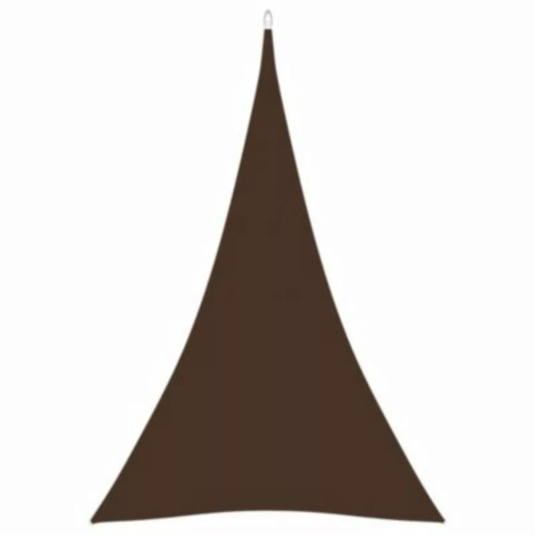 Sonnensegel Oxford-gewebe Dreieckig 3,5x3,5x4,9 M Braun günstig online kaufen