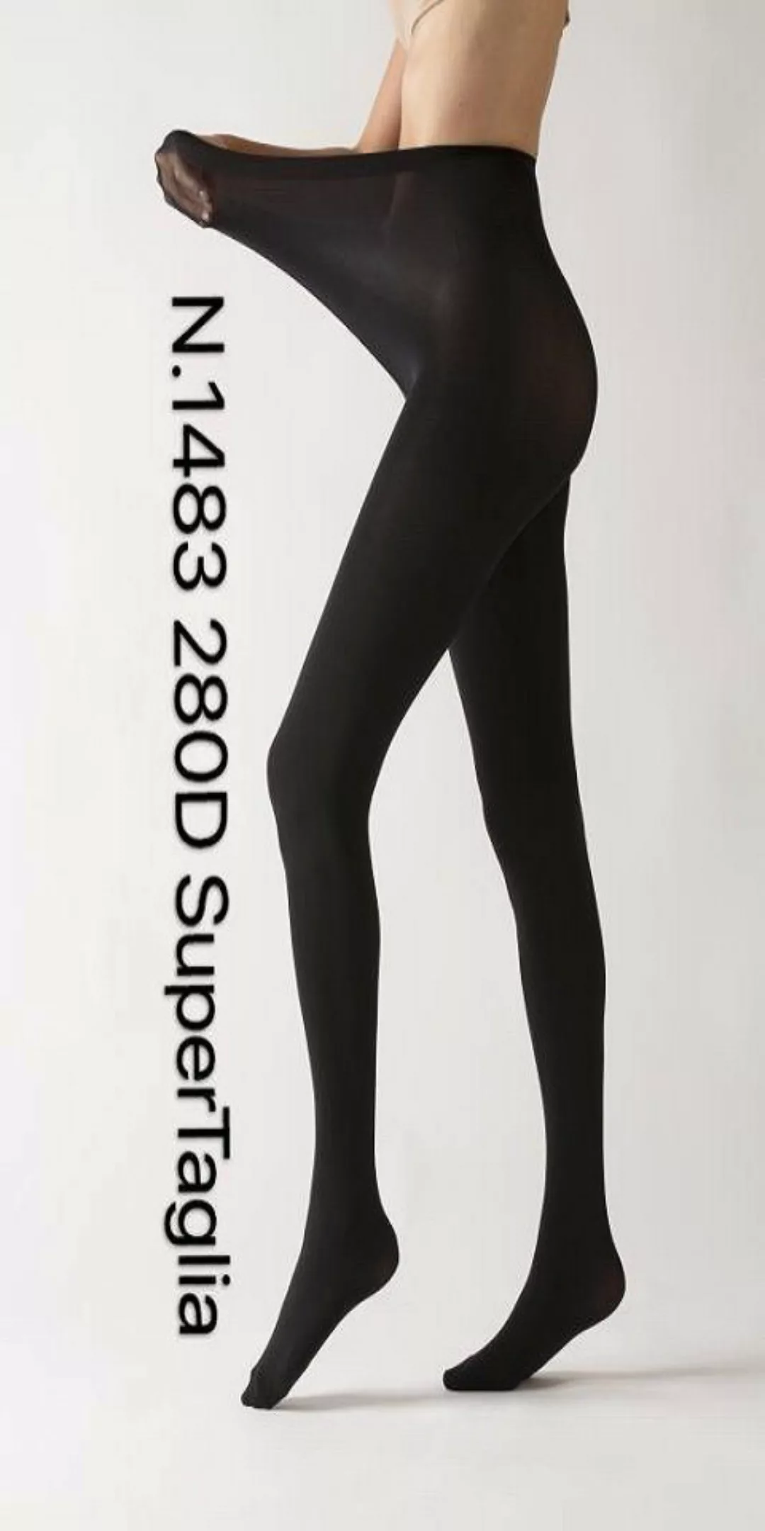 COFI 1453 Leggings Damen Strumpfhose durchsichtig 280 Den Baumwollzwickel günstig online kaufen