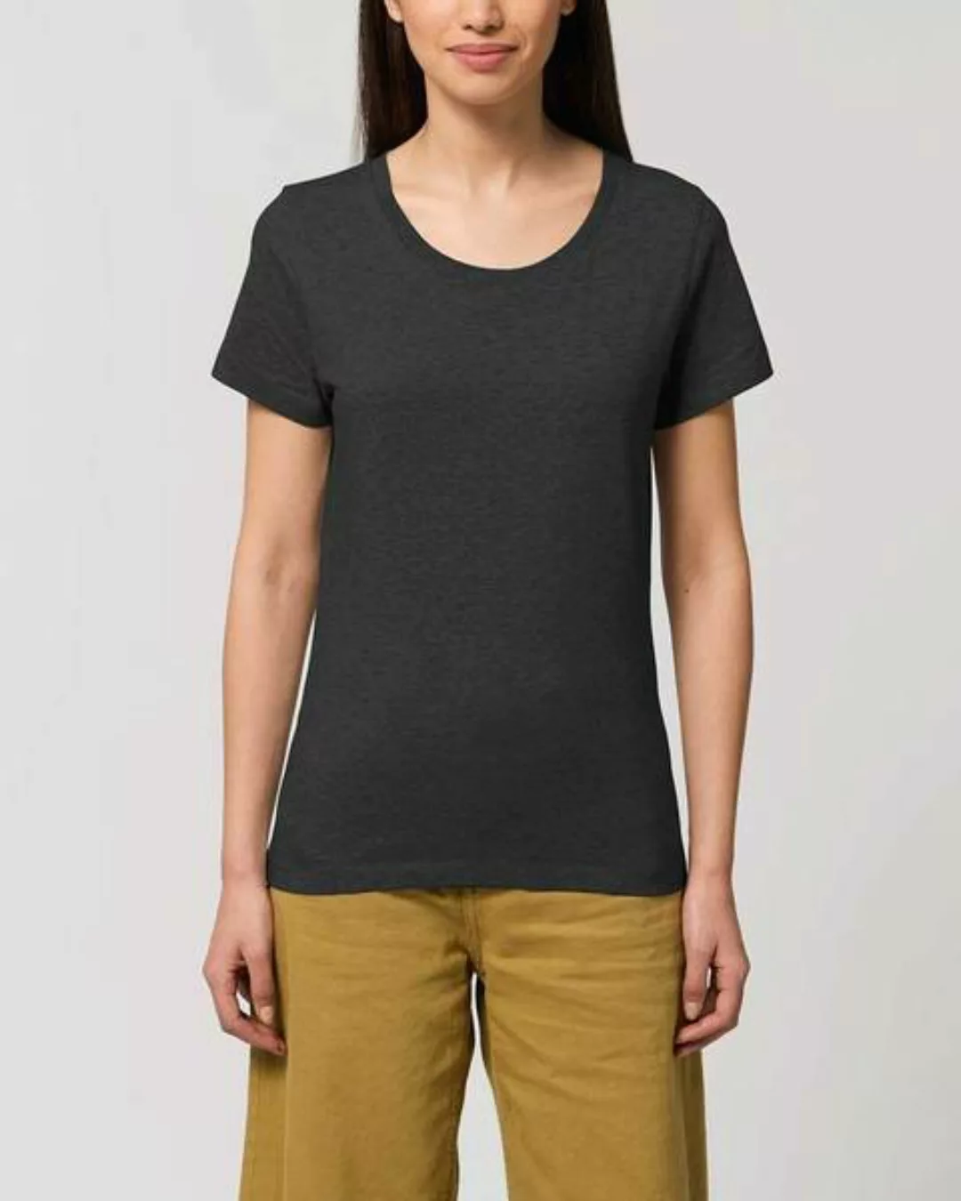 3er Pack Basic T-shirt Damen, Meliert, Bio-baumwolle günstig online kaufen