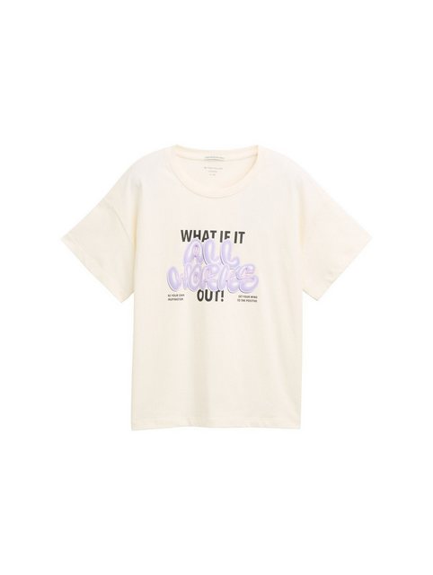 TOM TAILOR T-Shirt Oversize T-Shirt mit Print günstig online kaufen