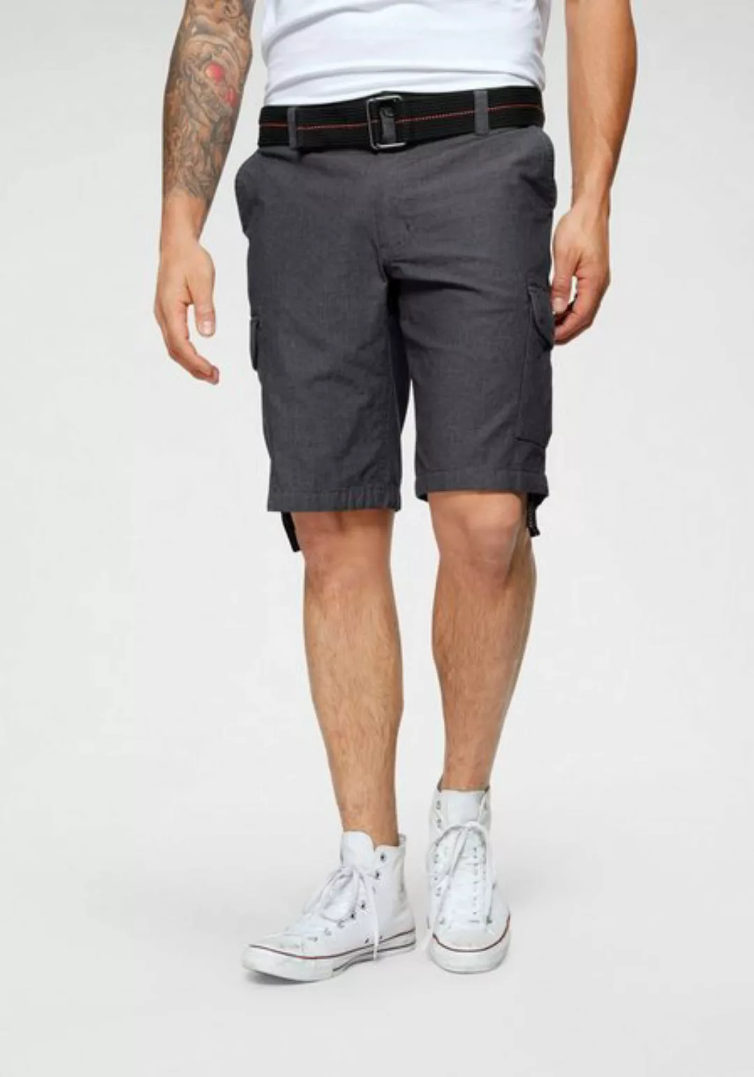 Bruno Banani Cargoshorts (Set, 2-tlg., mit abnehmbarem Gürtel) mit modische günstig online kaufen