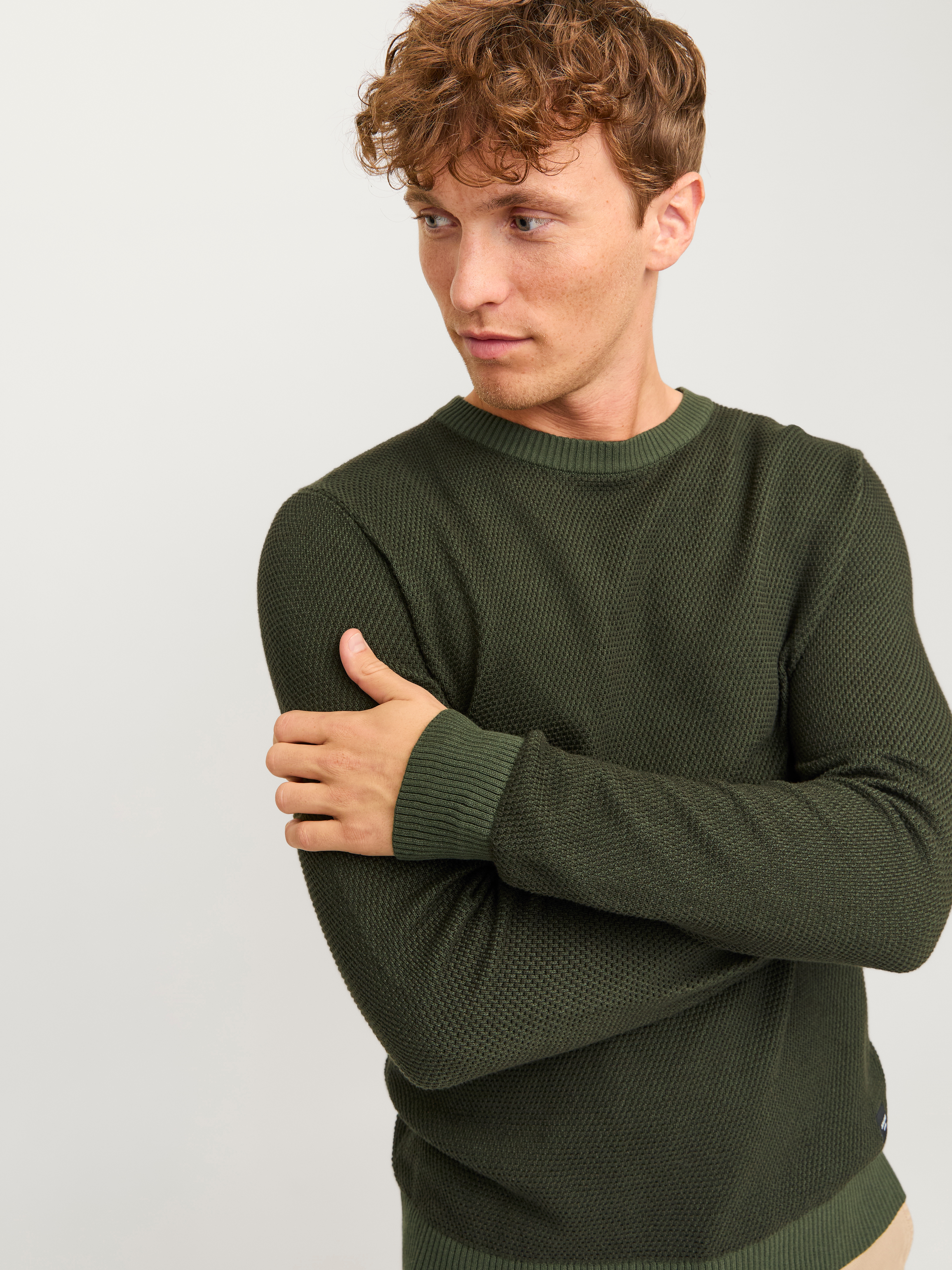 Jack & Jones Rundhalspullover JJEGLOBE KNIT CREW NECK NOOS günstig online kaufen