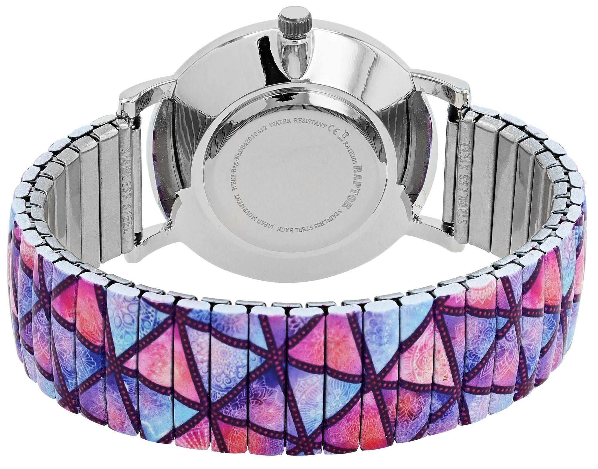 Raptor Quarzuhr Colorful Edition mit Edelstahlzugarmband, günstig online kaufen
