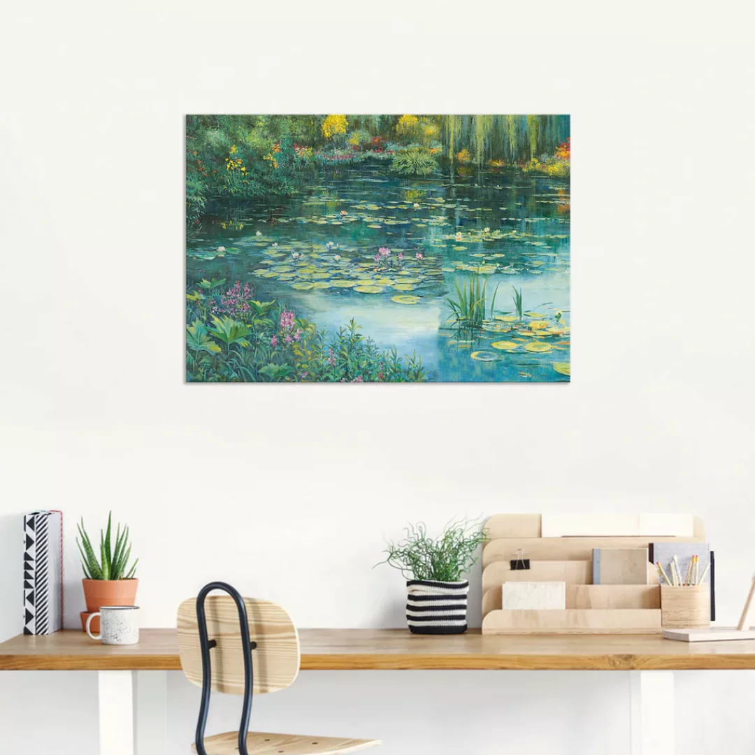 Artland Wandbild "Teichlandschaft I", Gewässer, (1 St.), als Alubild, Outdo günstig online kaufen