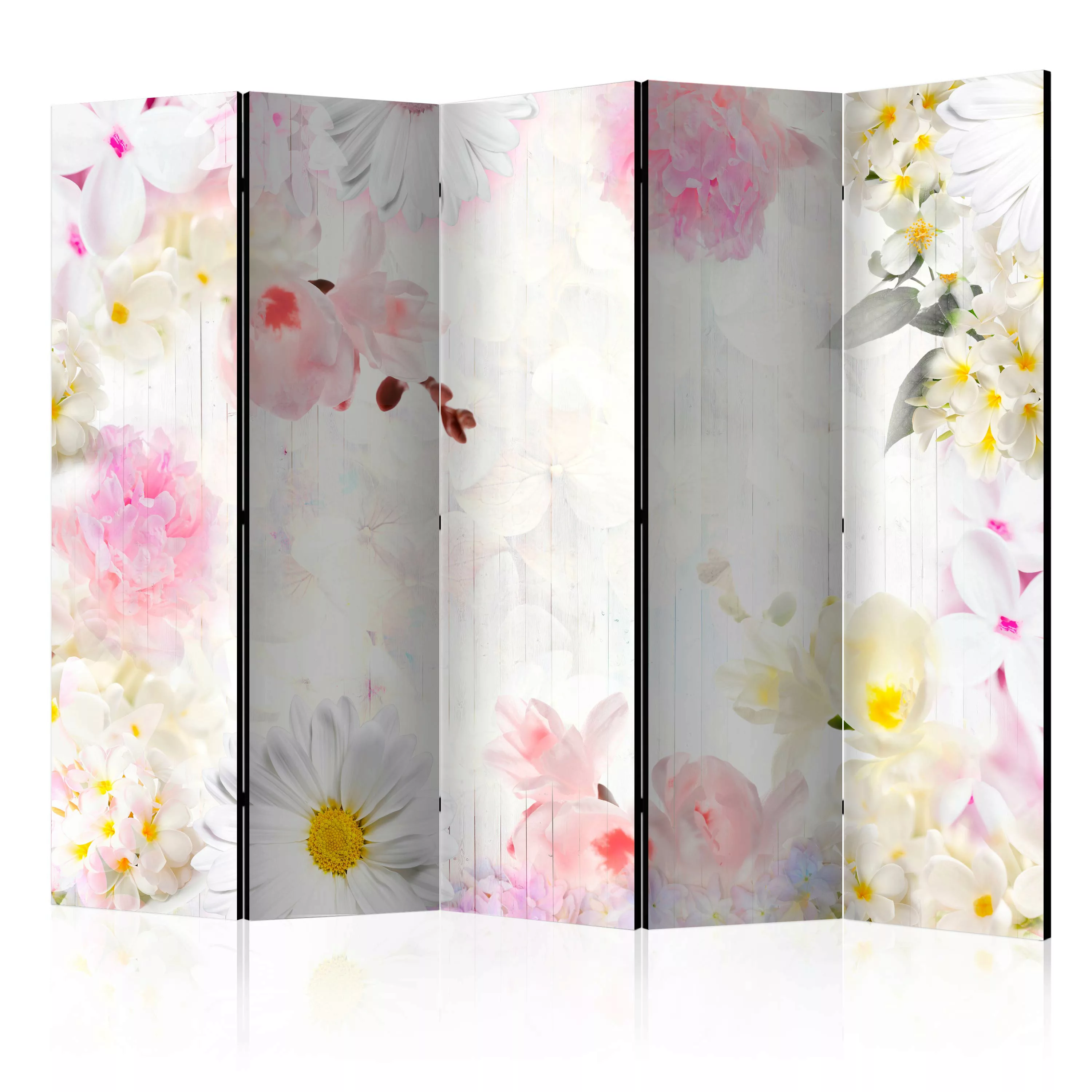 5-teiliges Paravent - The Smell Of Spring Flowers Ii [room Dividers] günstig online kaufen