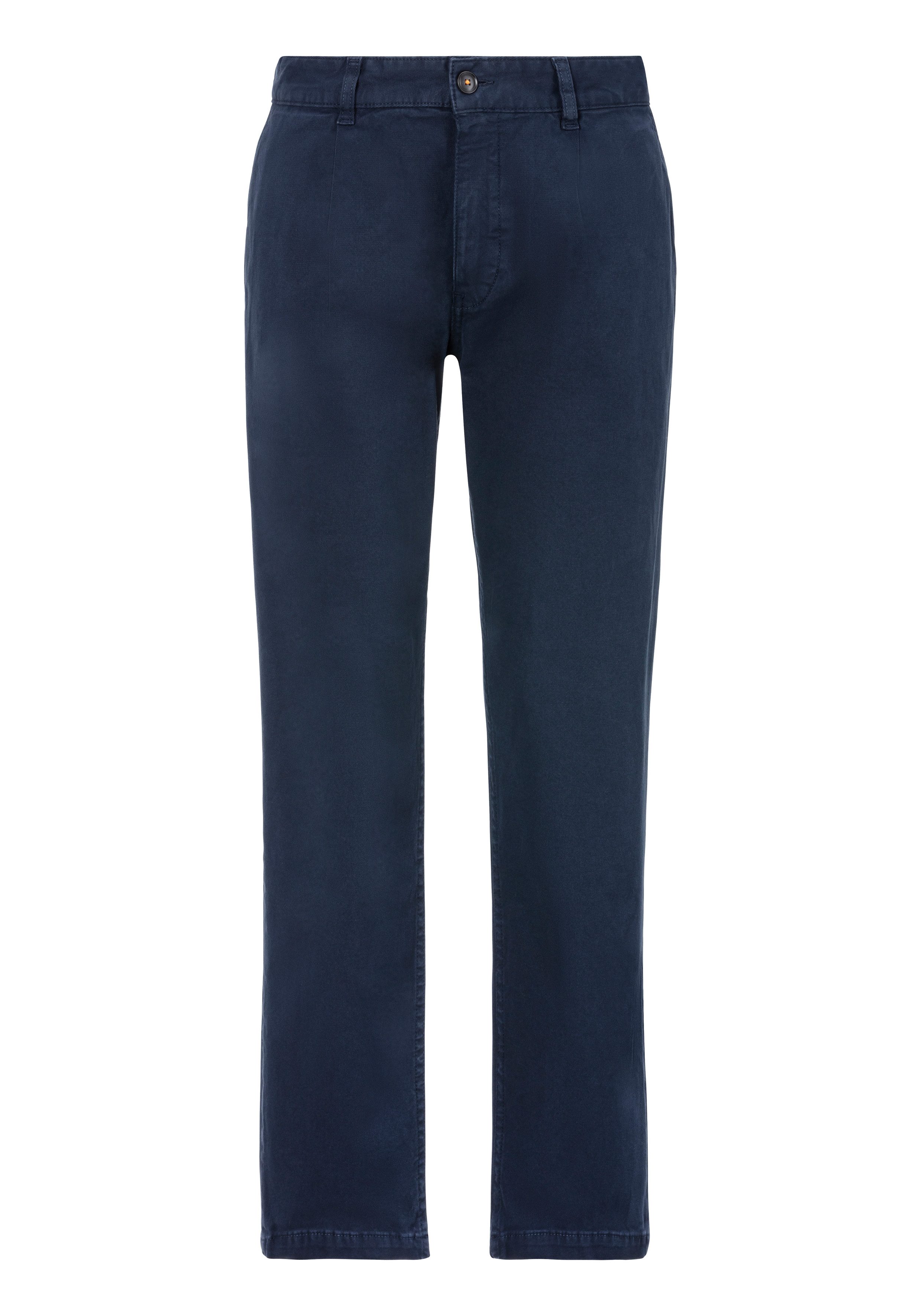 BOSS ORANGE Chinohose Pleated mit Markenlogo günstig online kaufen