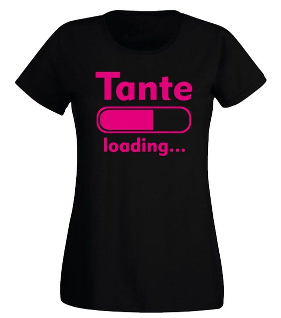 G-graphics T-Shirt Damen T-Shirt - Tante loading Slim-fit, mit Frontprint, günstig online kaufen