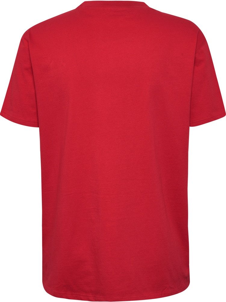 hummel T-Shirt Rundhalsausschnitt gesticktes Logo Regular günstig online kaufen
