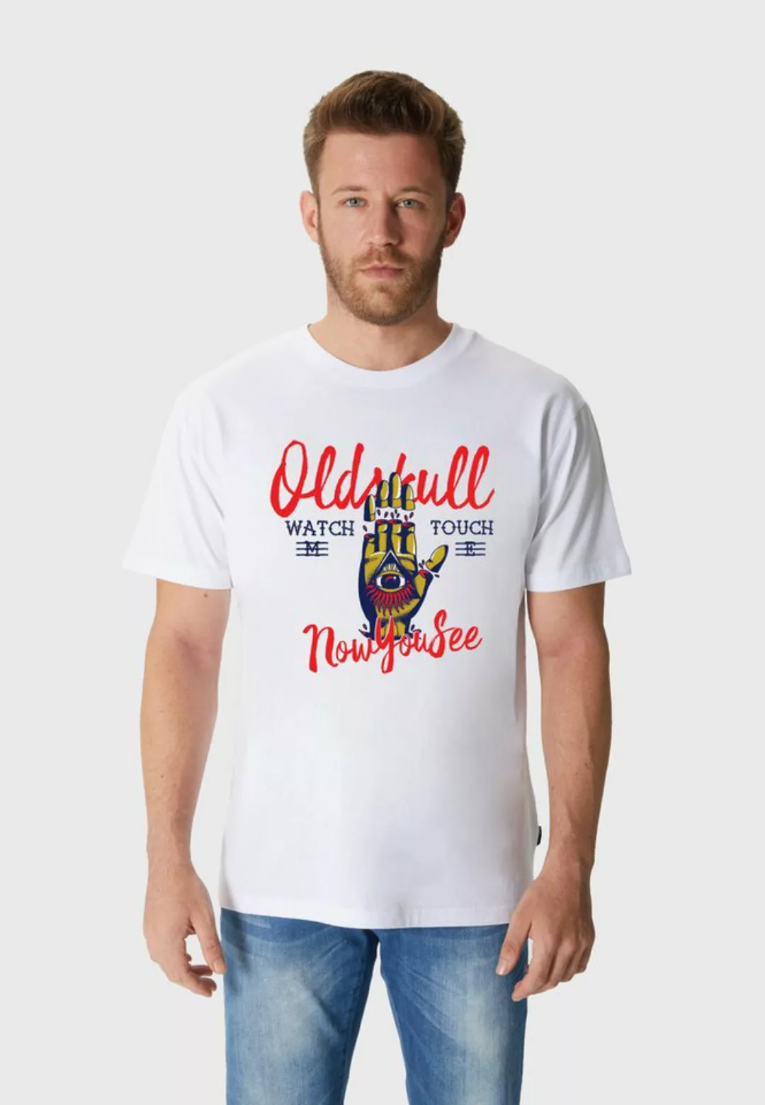 Oldskull T-Shirt Retro Inspiration Logo Graphic günstig online kaufen