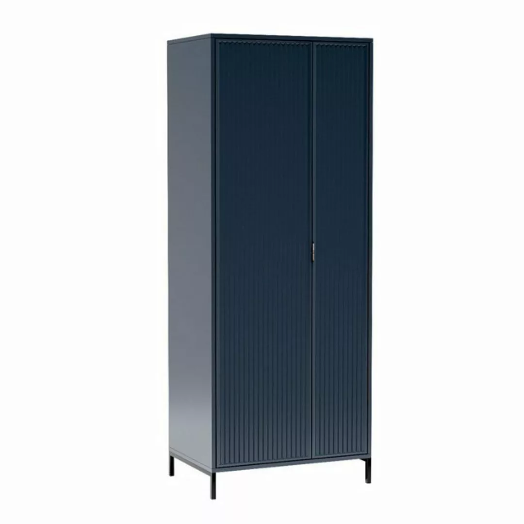 Furnix Kleiderschrank LINKI LS 11 Schrank mit Kleiderstange und Metallbeine günstig online kaufen