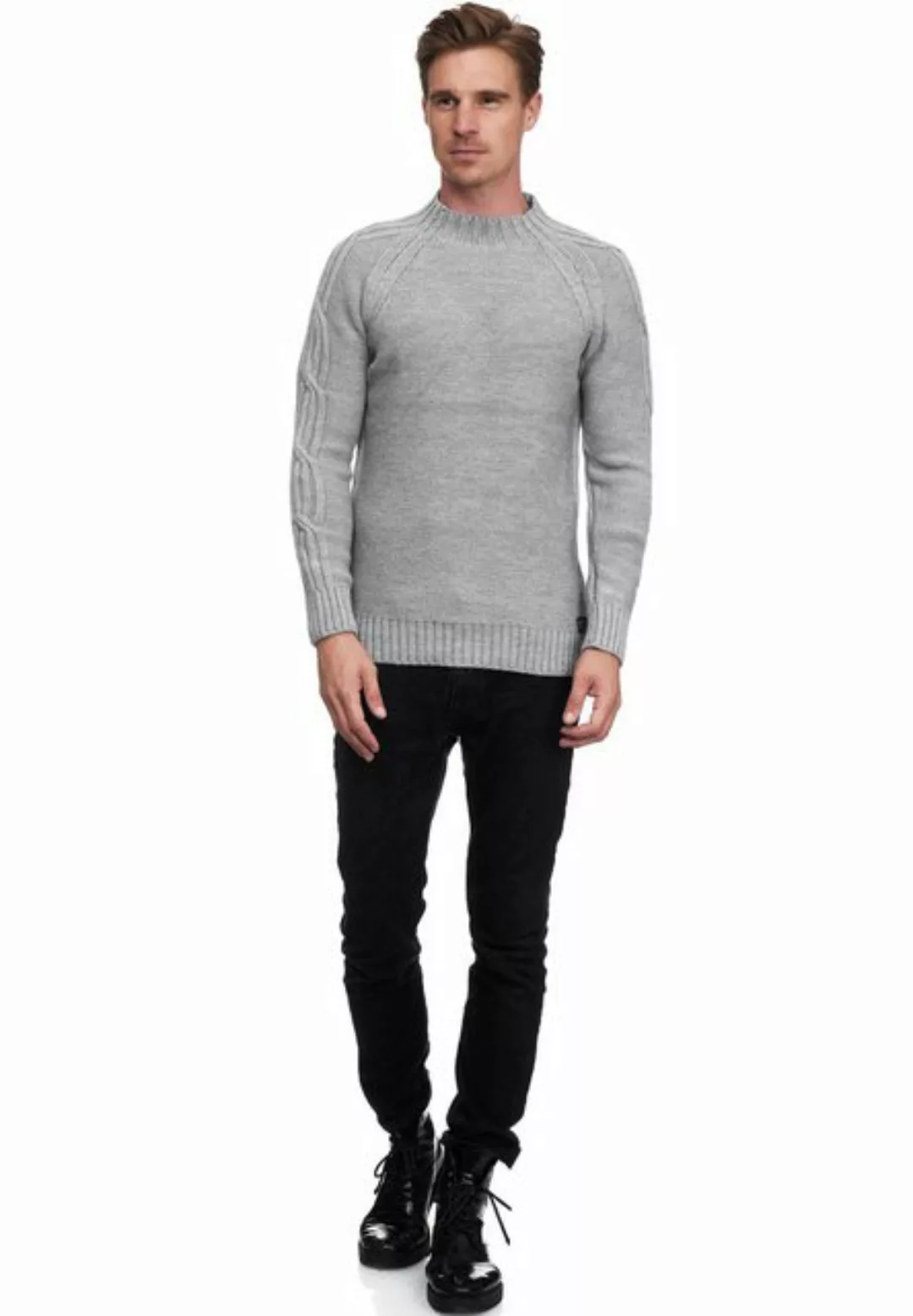 Rusty Neal Strickpullover mit elegantem Stehkragen günstig online kaufen