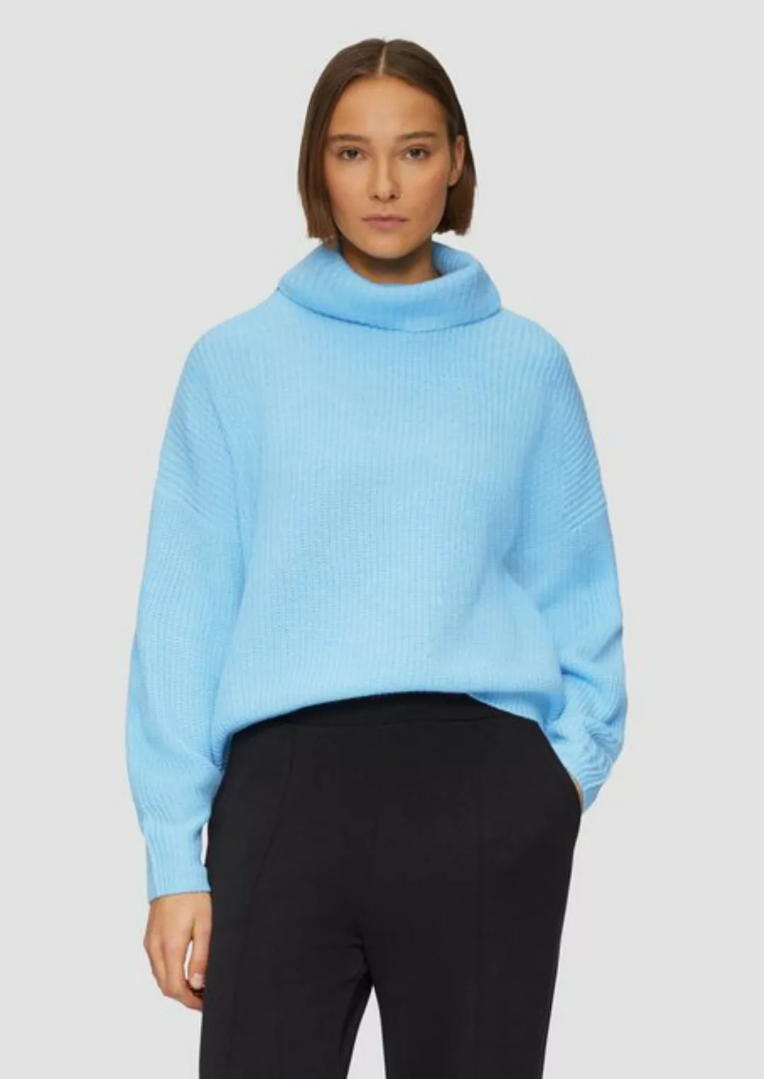 s.Oliver Strickpullover Oversized Pullover mit Rollkragen günstig online kaufen