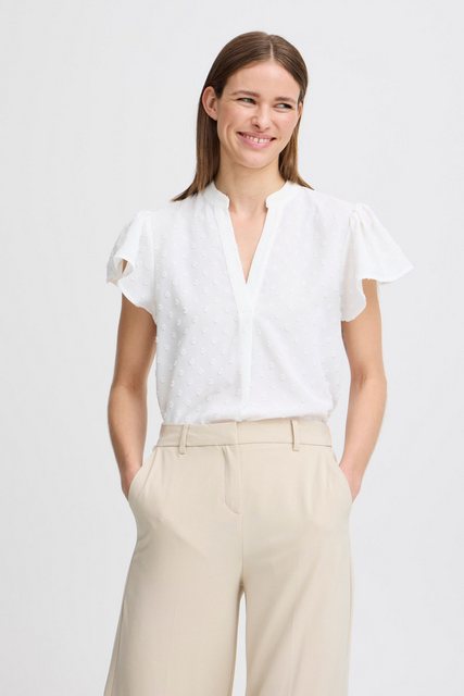 b.young Kurzarmbluse BYJELENA BLOUSE Moderne Bluse mit Flügelärmel günstig online kaufen