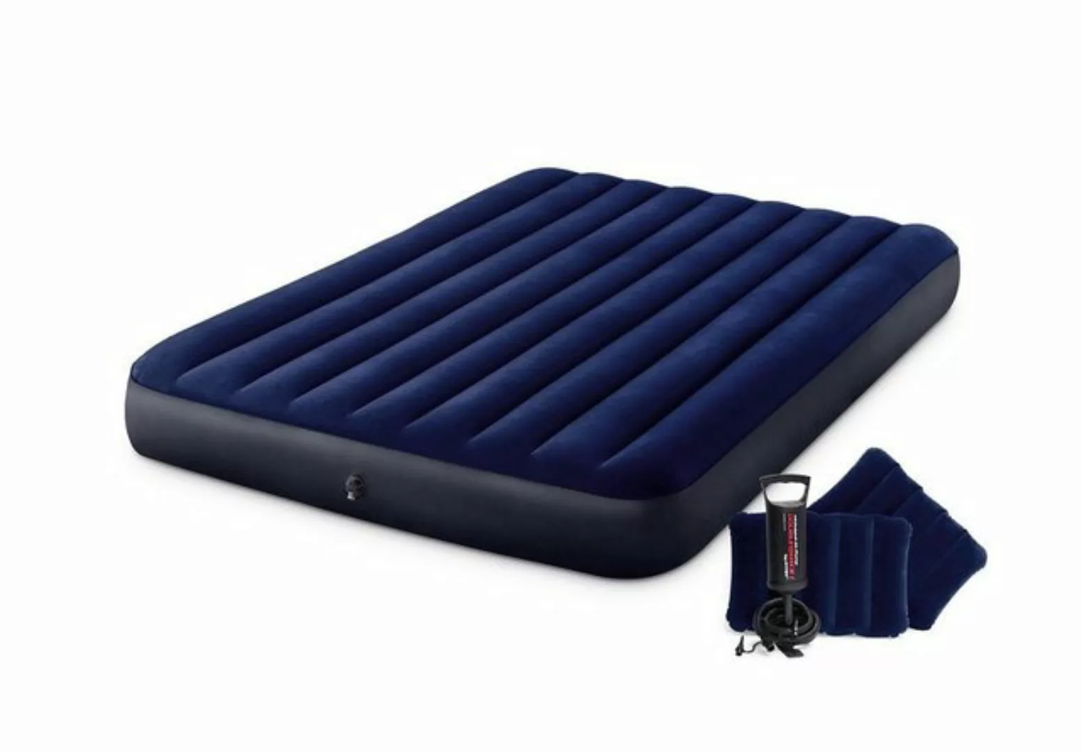 Intex Luftbett Intex 64765 - QUEEN DURA-BEAM CLASSIC DOWNY AIRBED W/ HAND P günstig online kaufen