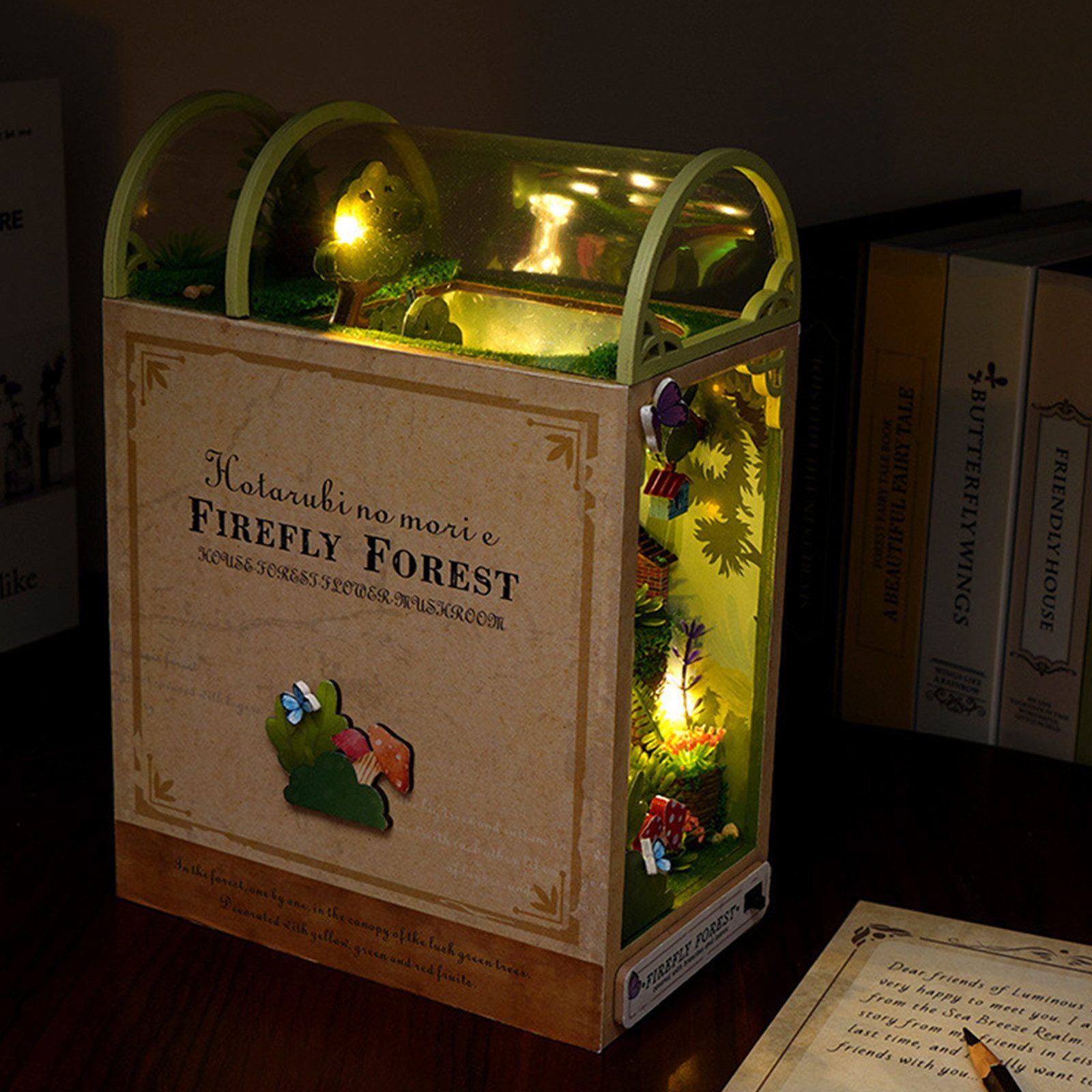 MODFU 3D-Puzzle Buchstütze Miniatur Holz Bücherregal günstig online kaufen