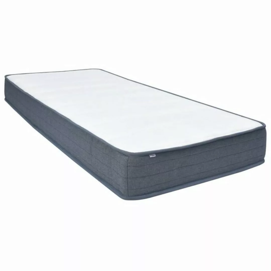 vidaXL Boxspringbett, Boxspringmatratze 160x80x20 cm Stoff günstig online kaufen