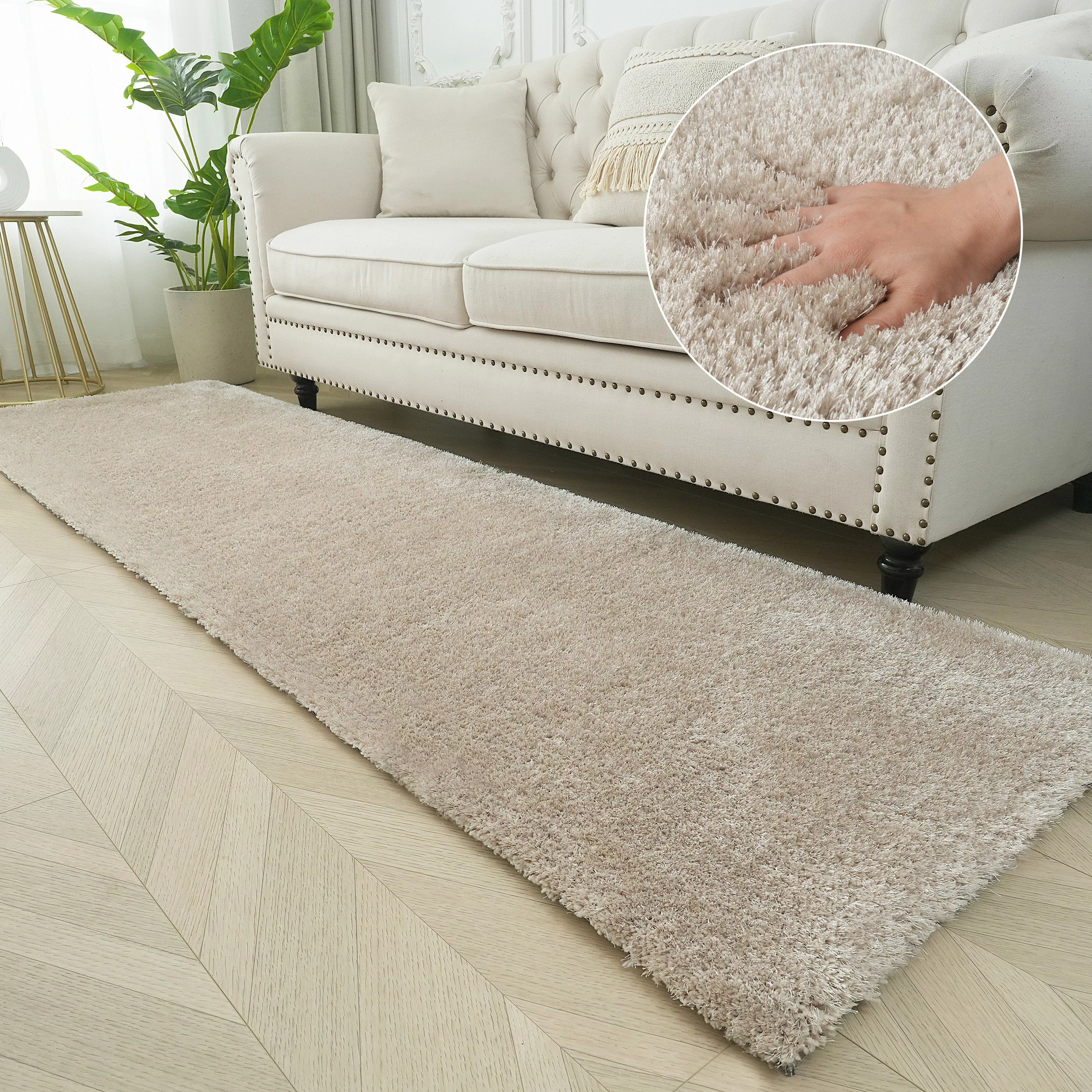 Bruno Banani Hochflor-Läufer Dana Teppich, Kundenliebling, günstig online kaufen
